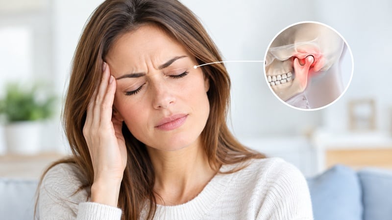 Dolor de cabeza relacionado con problemas dentales y articulación temporomandibular